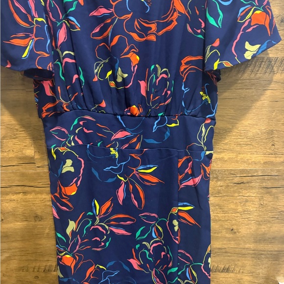 SugarLips Floral Navy Dress - Picture 7 of 10